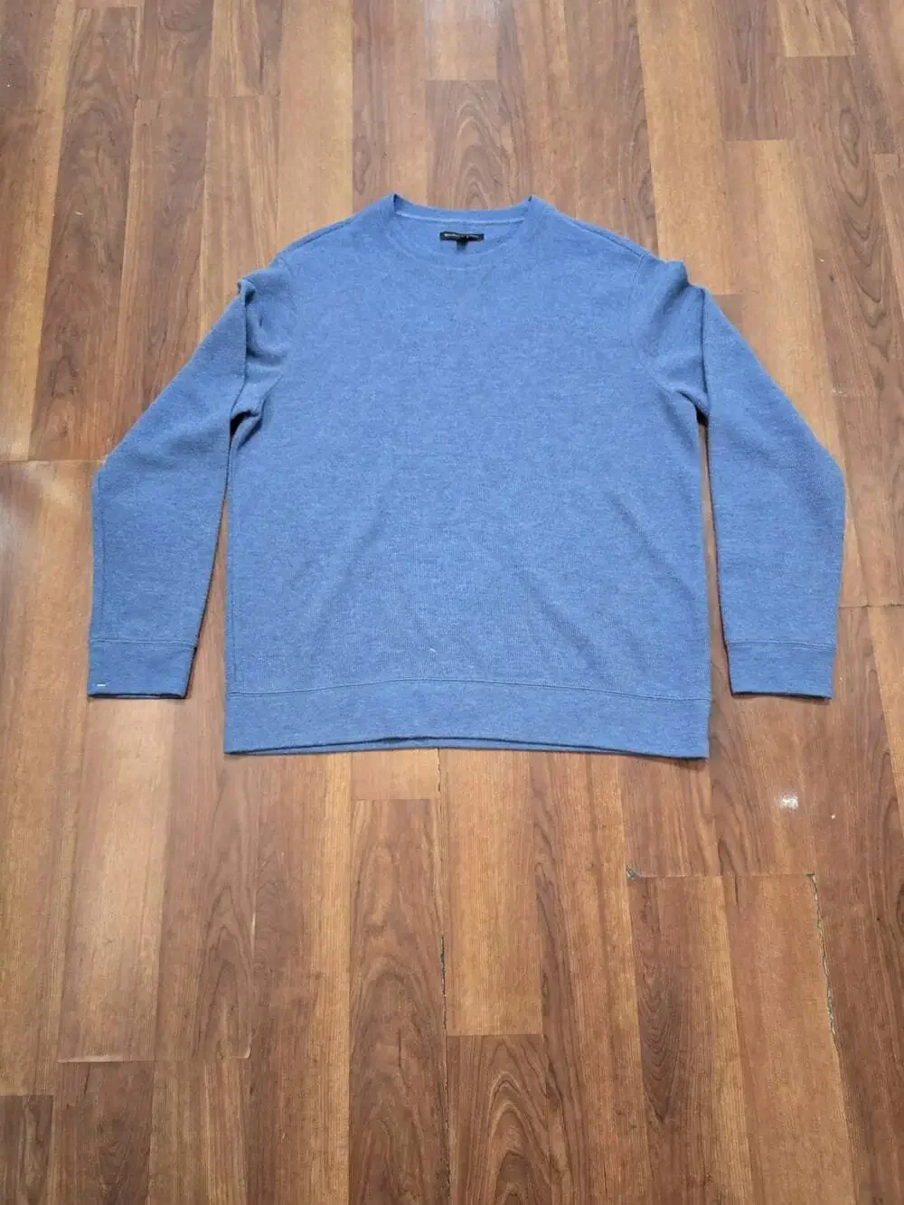 Banana Republic Sweater Mens L Blue Cotton Blend Crewneck Casual Minimalist Boho